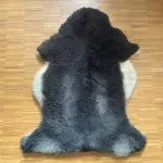 Einzigartiges Schaffell weisse Flanke