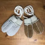 Babyhandschuhe aus Lammfell