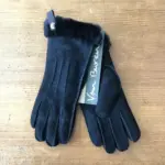Fingerhandschuhe mit Lammfellrand