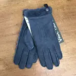 Fingerhandschuhe mit Lammfellrand