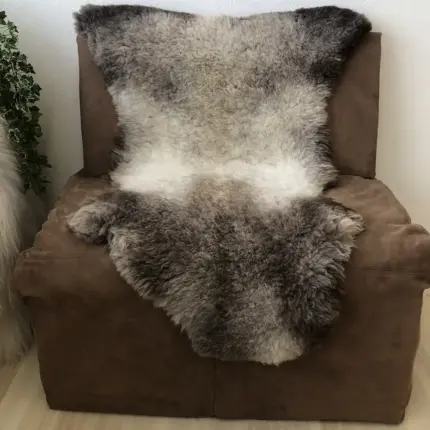 Colorful Sheared Merino Sheepskin