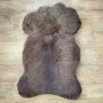 Organic Baby Lambskin, Natural Brown
