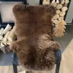 Organic Baby Lambskin, Natural Brown