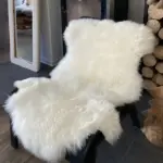Merino Dekor- und Sitzfell Naturweiss
